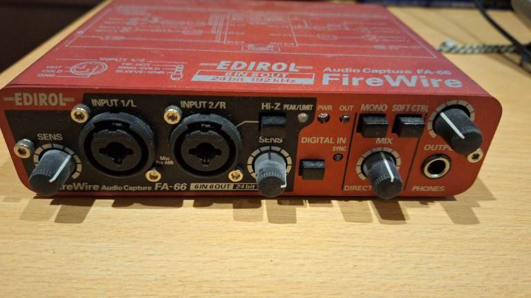 Roland Firewire soundcard FA66