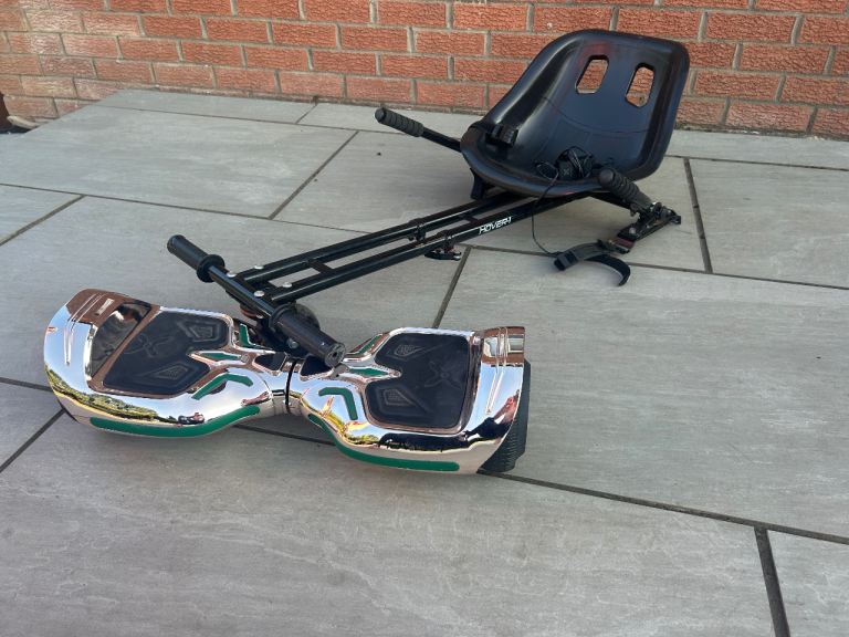 Hoverboard with Go-Kart Seat Attachment – Good Condition