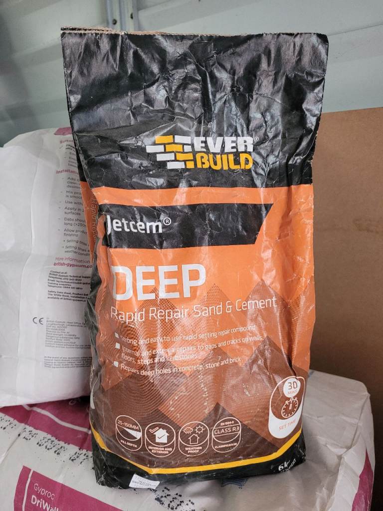 Everbuild Jetcem Deep Rapid Repair Sand & Cement – 6kg Bag