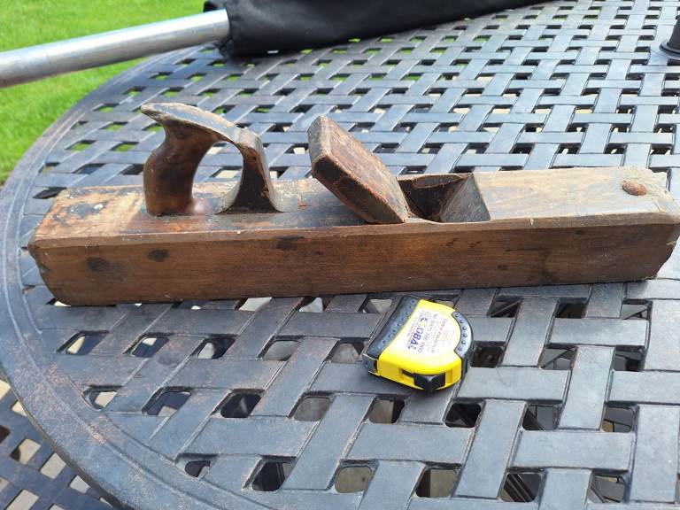 Large vintage wood plane