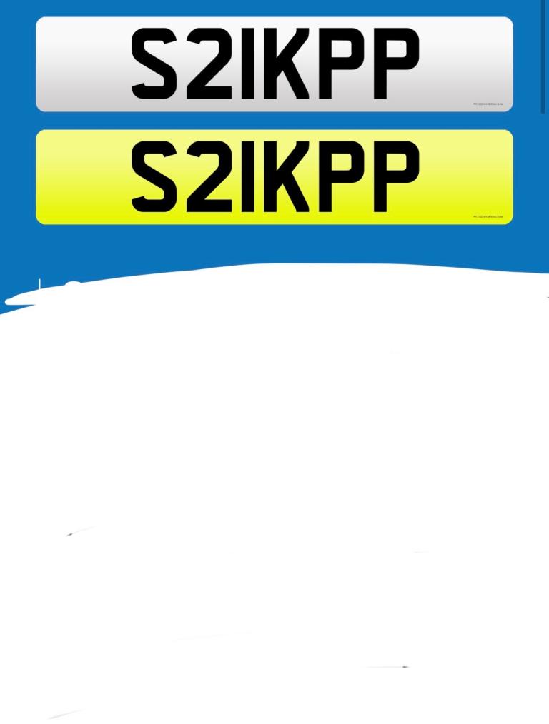 PRIVATE PLATE FOR SALE S21 KPP