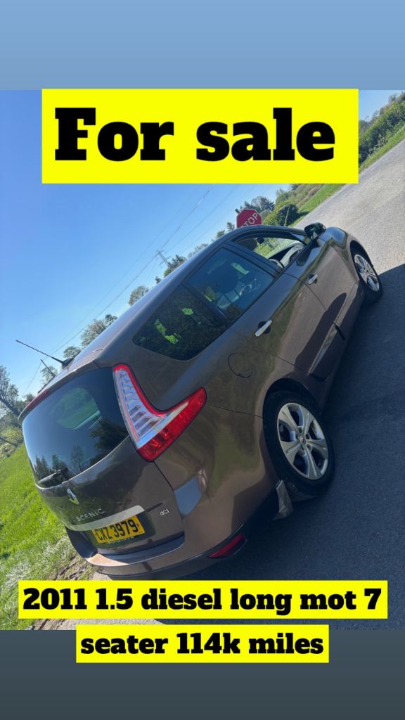 Renault, GRAND SCENIC, MPV, 2011, Manual, 1461 (cc), 5 doors