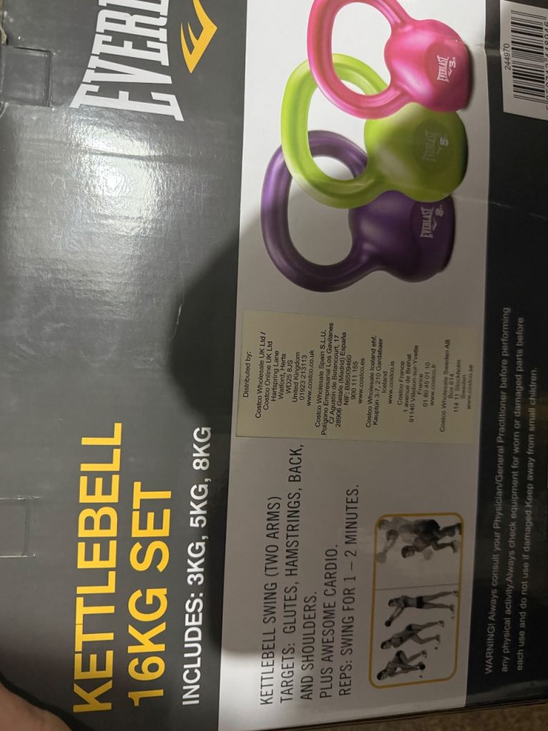 kettlebell set