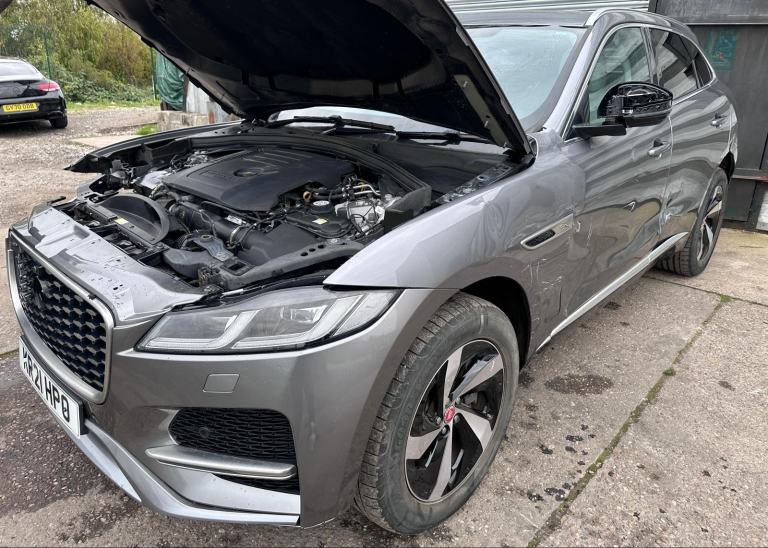 2021 21 REG JAGUAR F-PACE S 2.0 MHEV AWD DAMAGED REPAIRABLE SALVAGE