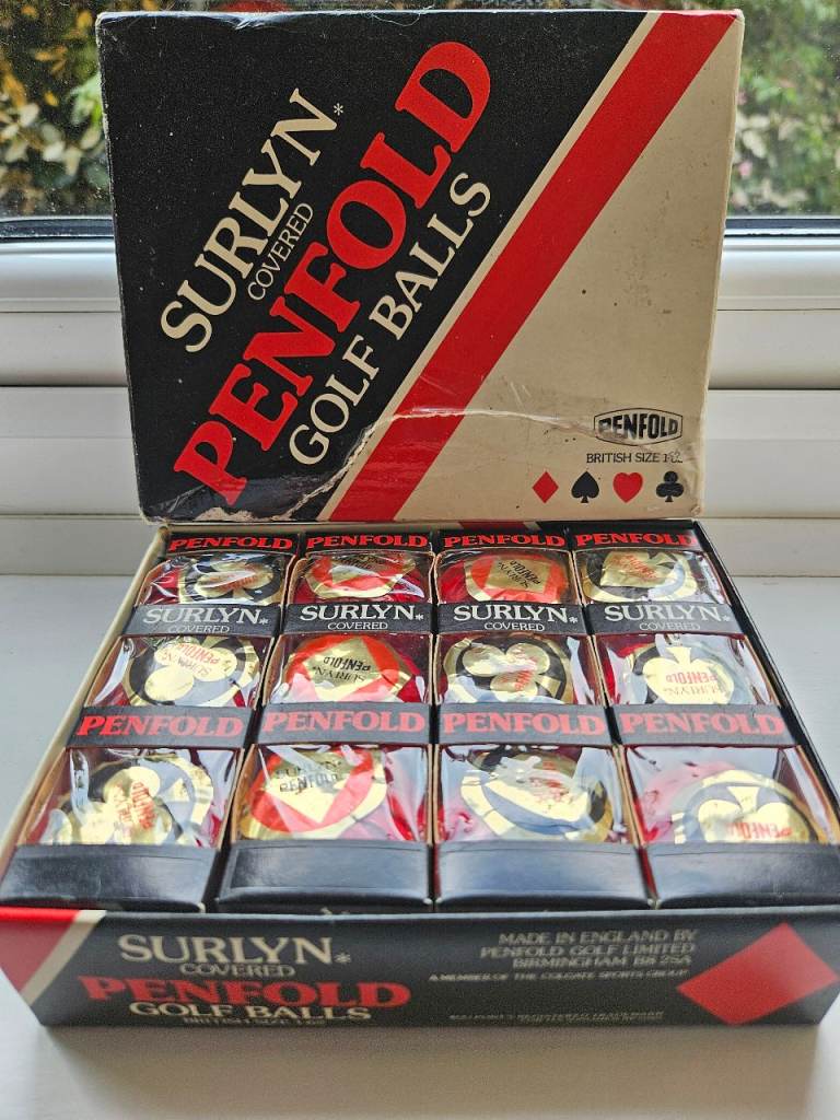 Vintage Surlyn Coated Penfold Golf Balls