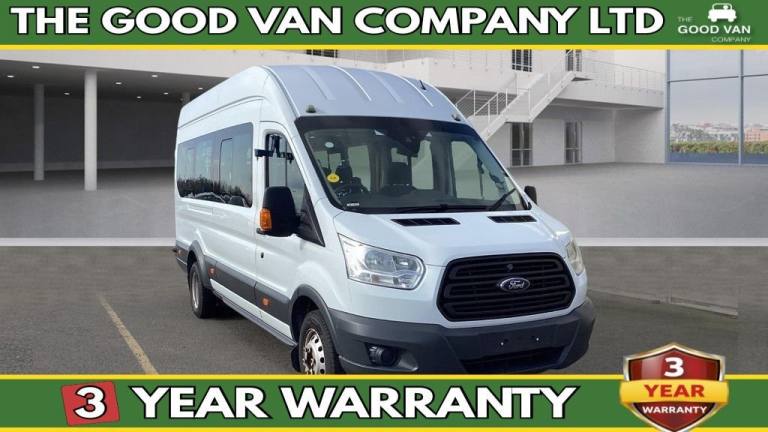 2015 Ford Transit Minibus Tdci 460 TDCI 125 PS XLWB High Roof With (Rear Row Seats removed to Min...