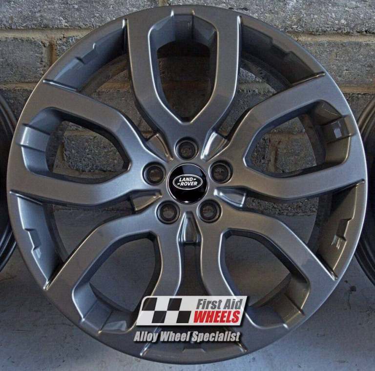 R150A Swap RANGE ROVER EVOQUE 4x 20'' GENUINE STYLE 5004 ANTHRACITE GREY ALLOY WHEELS