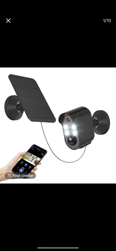 Brand new solar security camera 