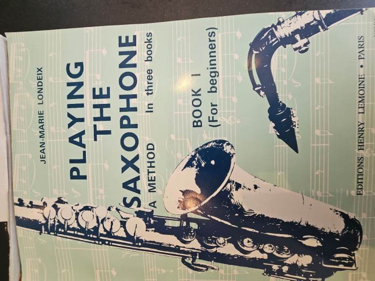 Sheet music saxophone 