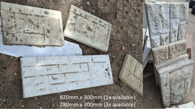 Rock Face Gravel Boards offcuts