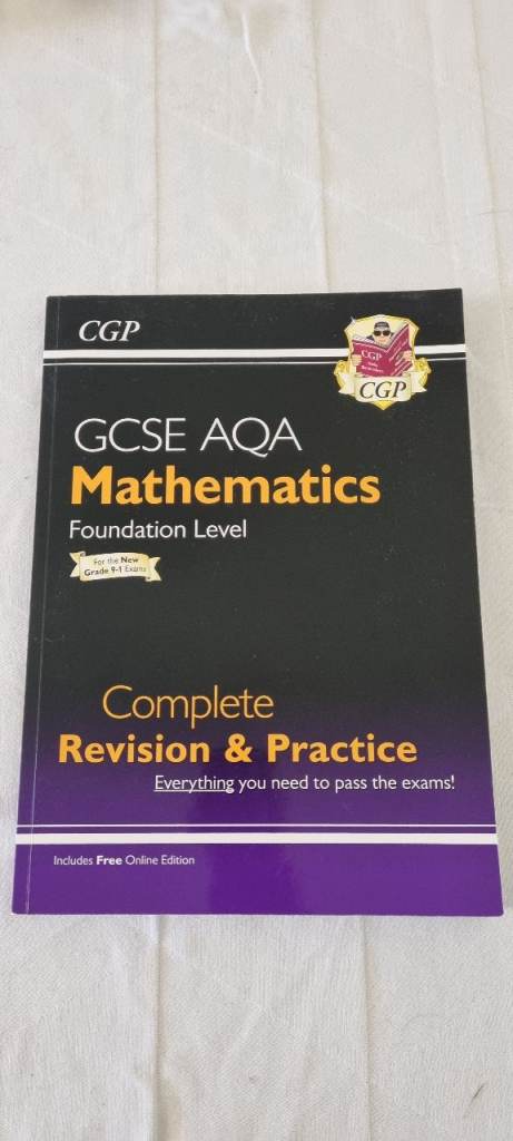 GCSE Maths AQA Foundation Level Exam revision guide
