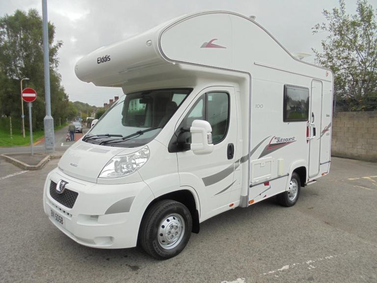 2010 60 ELDDIS AUTOQUEST 100 4 BERTH 4 TRAVEL SEATS IN WHITE # UNDER 5.6 METRES 