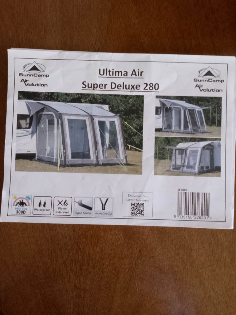 Sunncamp caravan awning