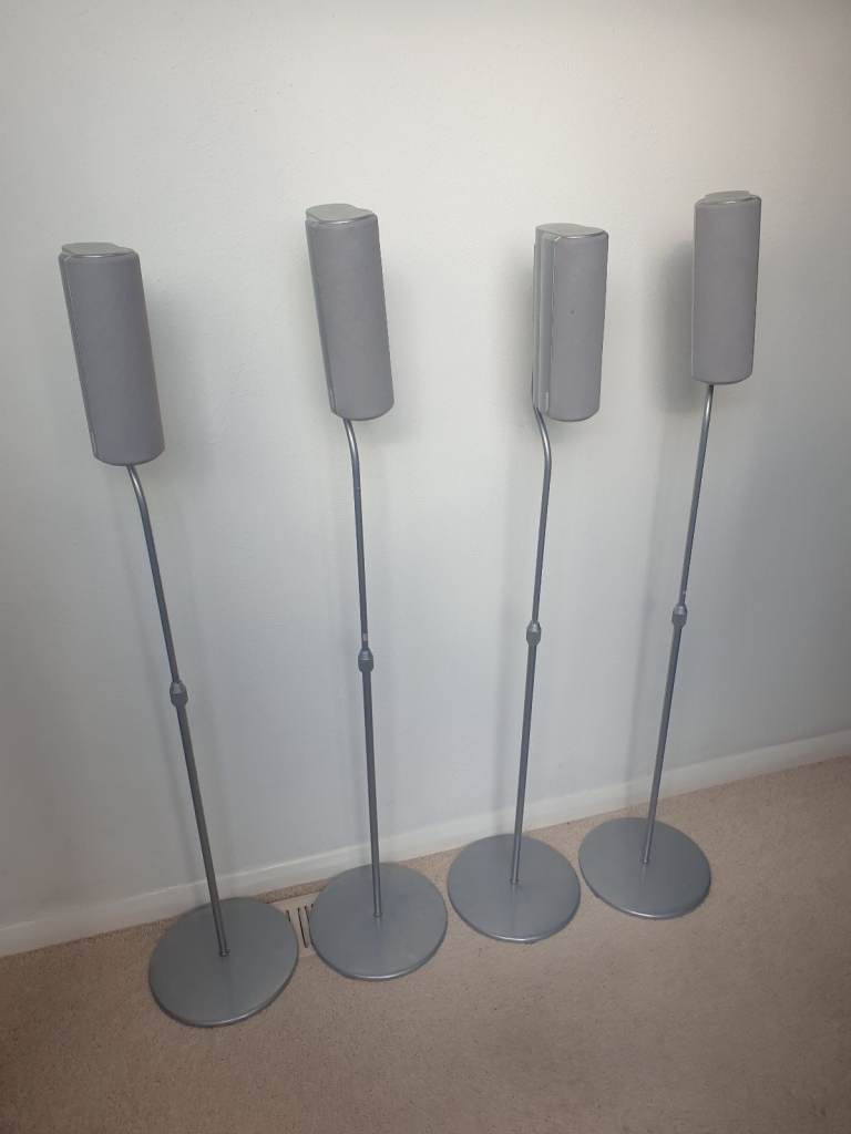 image for 4 x  15 watts  SPEAKERS  ON  PEDESTALS  
