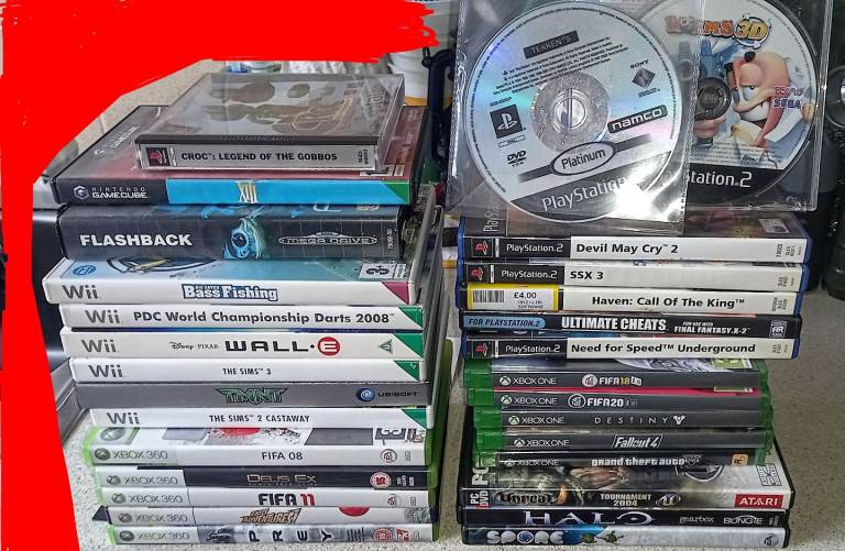£5 Each - Various Console Video Games Playstation/X Box/Nintendo Wii/PC/Sega MegaDrive