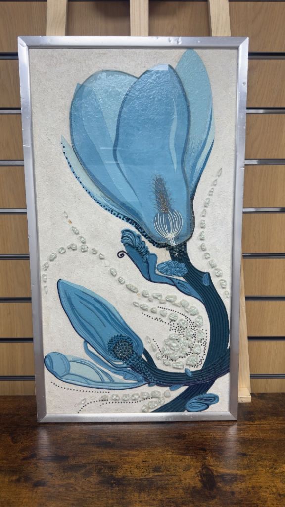 3D Art by Marjorie Mulford 1976 - Azure Bloom