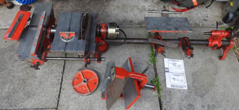 Coronet Minor wood lathe plus attachments