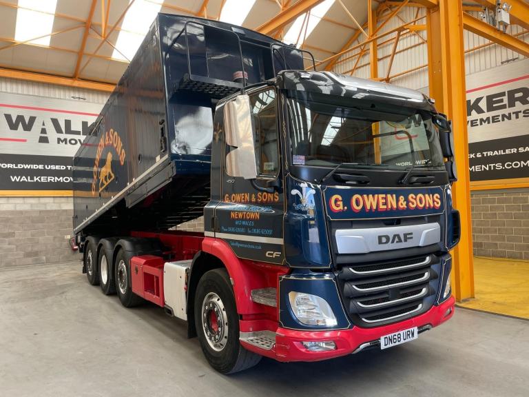 DAF CF450 8X2 TRIDEM ALUMINIUM BULK TIPPER/BLOWER – 2018 – DN68 URW