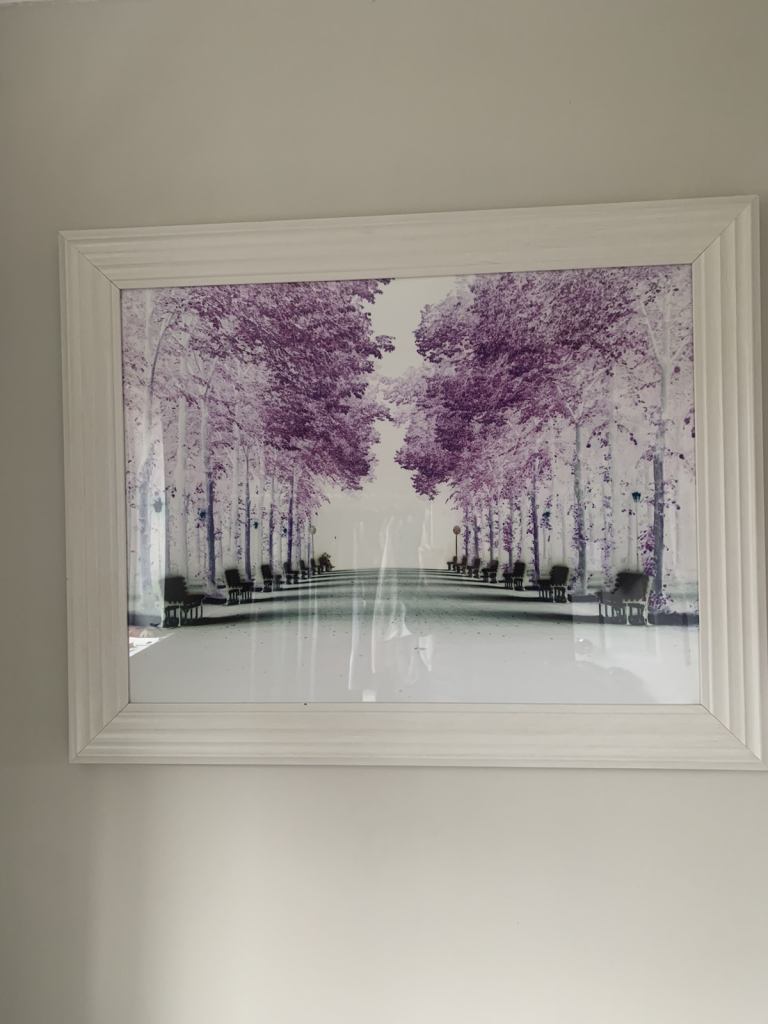 John Lewis Print with Cream Frame stunning contemporary art work