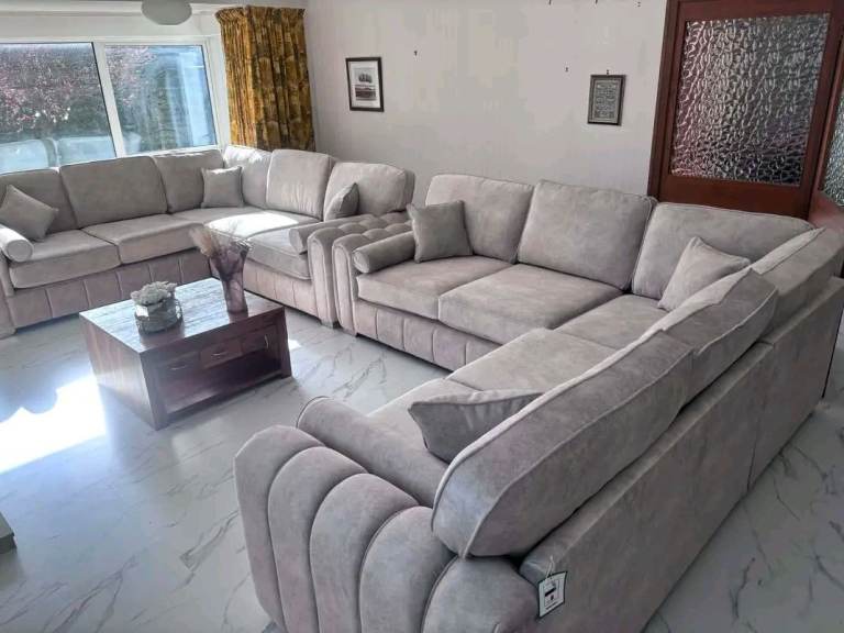🪑Brand New Elegant 3+2 Seater & Corner Luxury Lily Sofa Suit Pay on Arrival, Order it today🚛