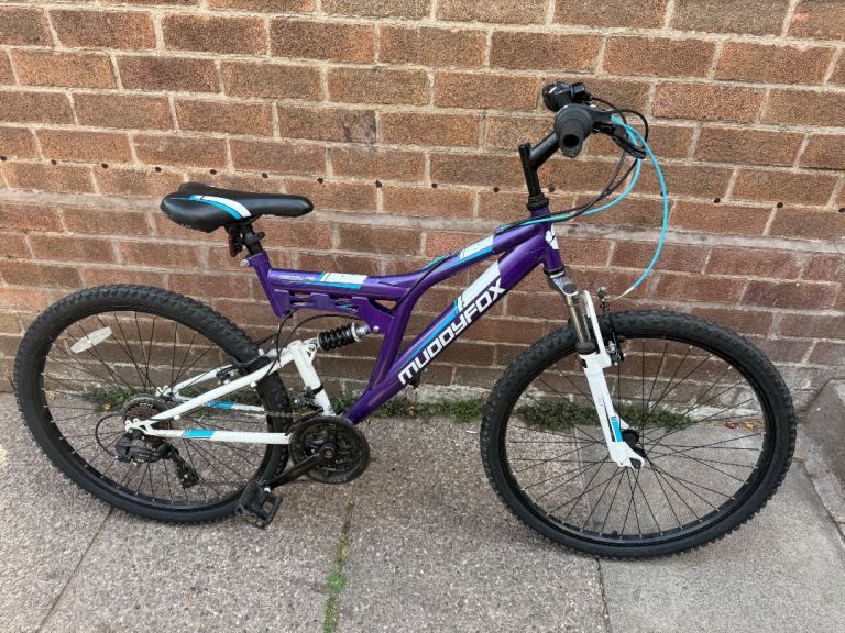 Muddyfox Recoil 26 Mountain Bike - Purple, Good Condition