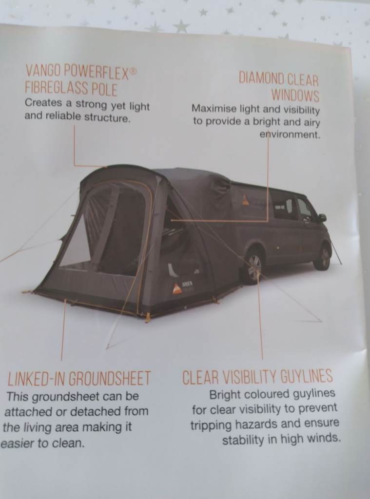 Vango arden awning used twice