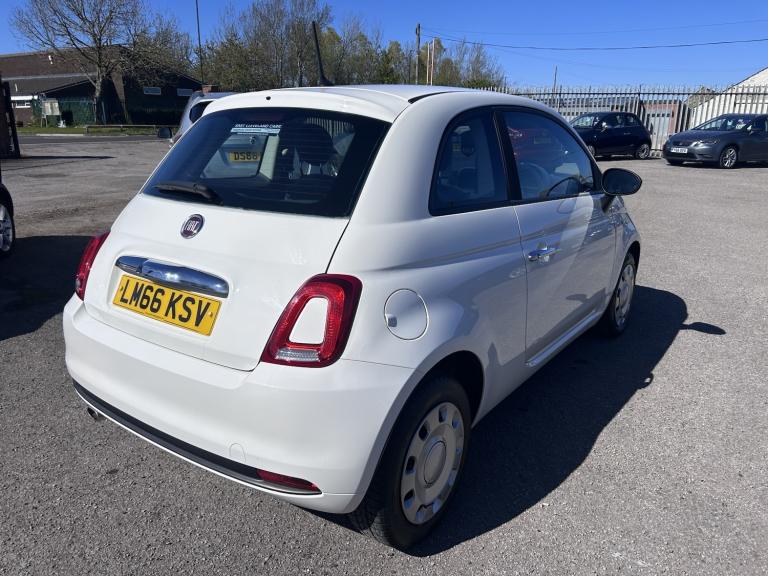 2016, FIAT 500 1.2 500 My16 1.2 69hp Pop My16 White Manual Petrol