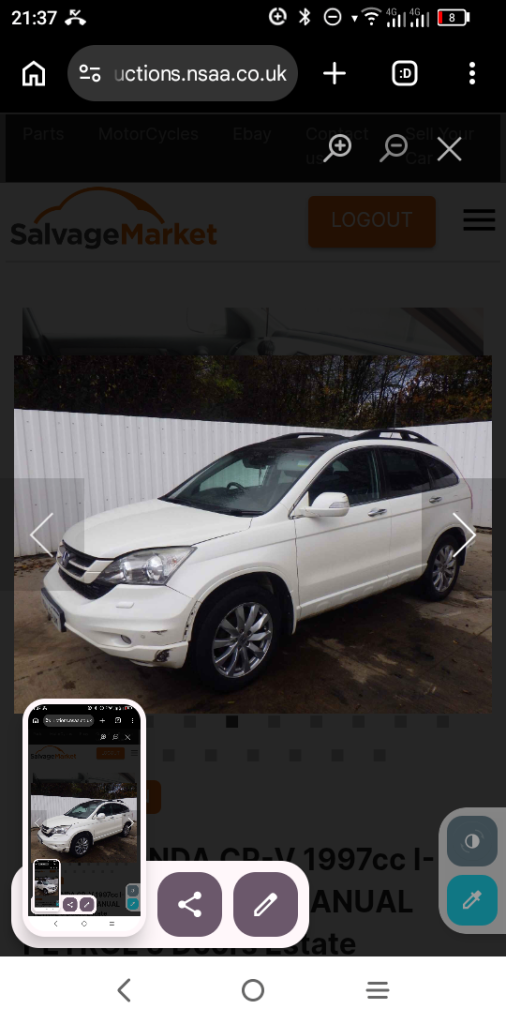 Honda, CR-V, Estate, 2010, Manual, 1997 (cc), 5 doors