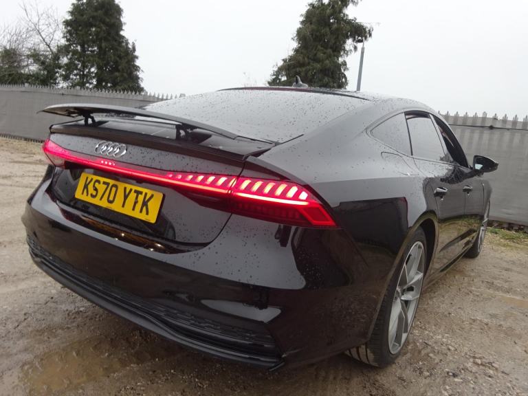 2020 70 REG AUDI A7 BLACK EDITION 50 TFSI E QUATTRO HYBRID AUTO DAMAGED SALVAGE