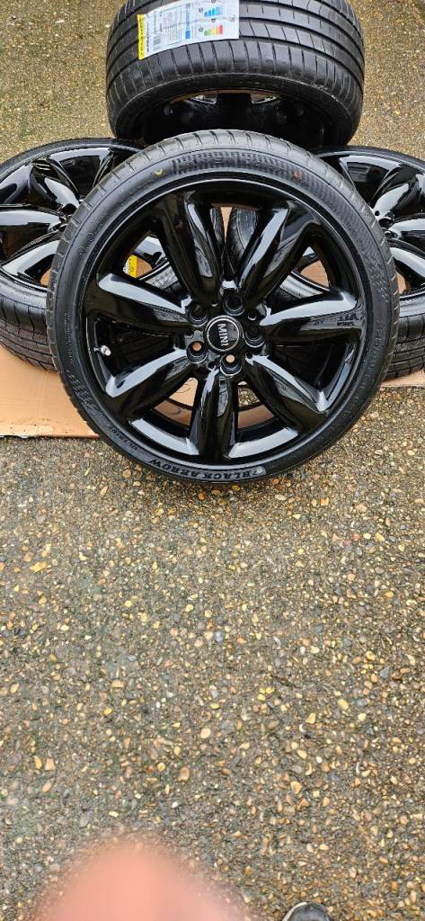 Mini Cooper 18" F54, F55, F56, F57, F60 Alloy Wheels with New 225/40/18 Tyres
