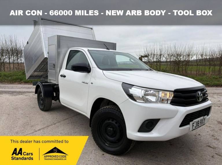 2018 18 TOYOTA HI-LUX 2.4 D-4D ACTIVE ARB TIPPER DIESEL MANUAL 4WD EURO 6 (3.5T)