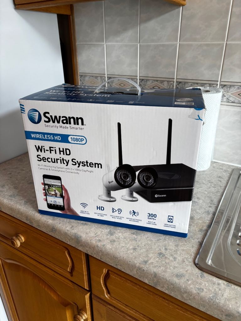 Swann Wi-Fi HD Security System – Unused, boxed. 