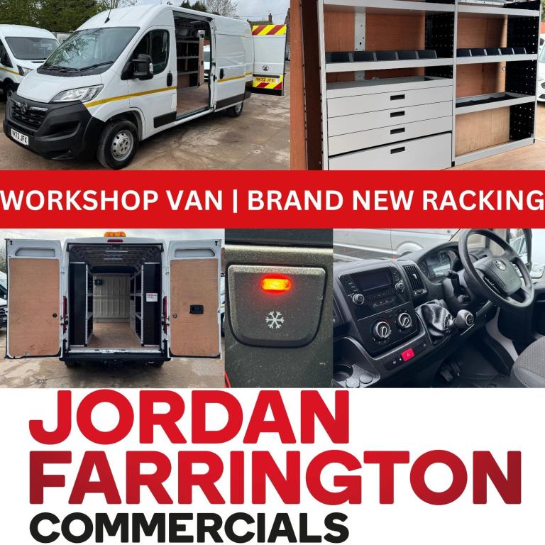 2022 72 reg VAUXHALL MOVANO 2.2 L3 H2 EDITION UTILITY SPEC WORKSHOP VAN AIR-CON
