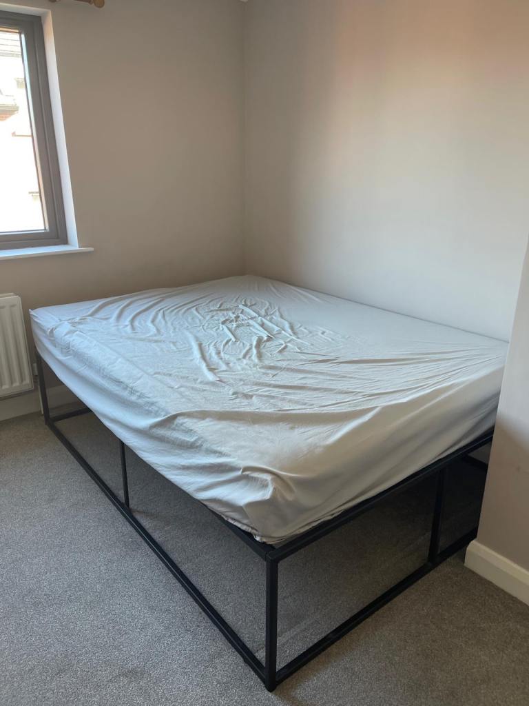 Double bed with mattress 