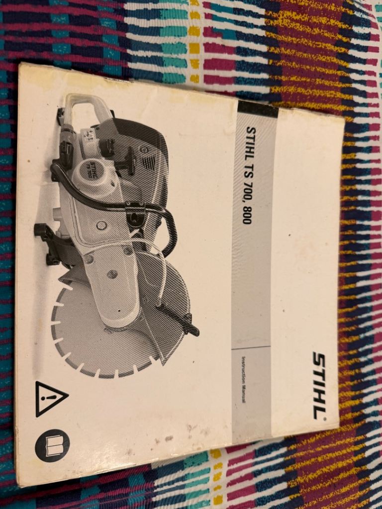 Stihl Ts700,800 instruction manual 