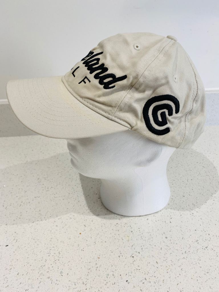 * NEW / UNUSED *  CLEVELAND GOLF CAP. Strap back.  ONE SIZE [adjustable]