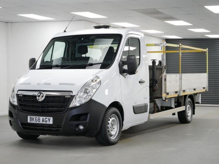 68 VAUXHALL MOVANO 2.3 CDTI 130 BHP L3 LONG RWD DROPSIDE WITH CRANE