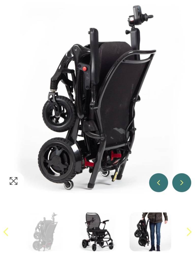 Carbon fibre e-chair