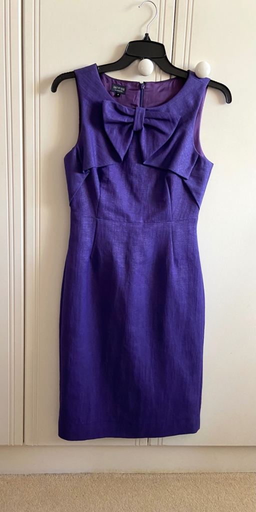 Unworn Hobbs Invitation Purple Dress, Size 8 UK 