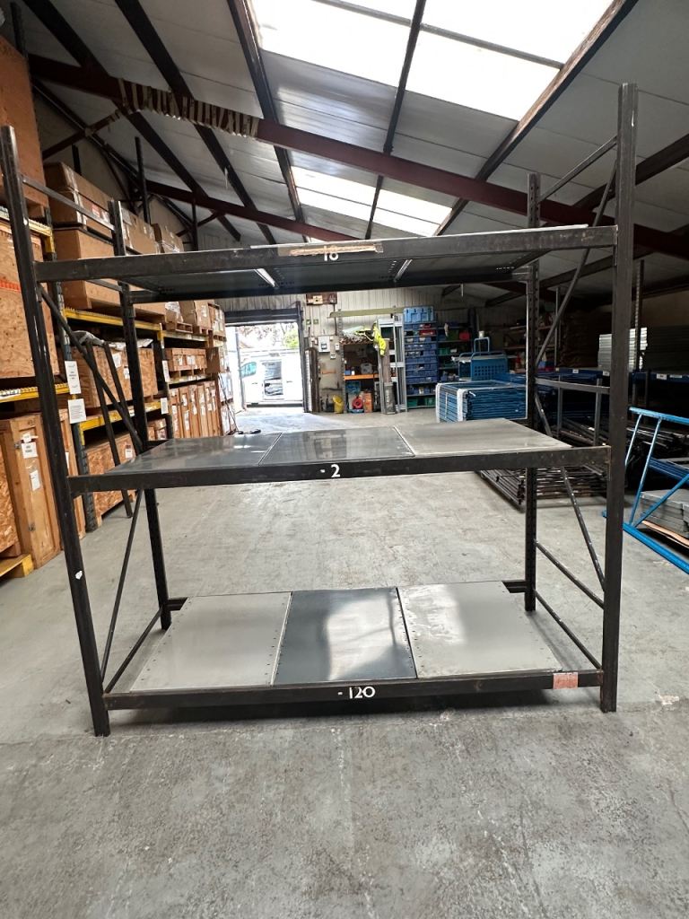 Garage racking without DECKS
