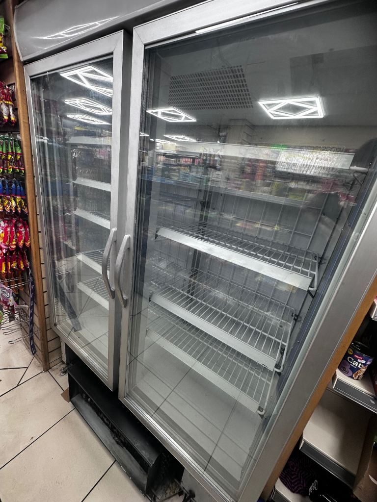 Husky Double Door Commercial Display Chiller Fridge