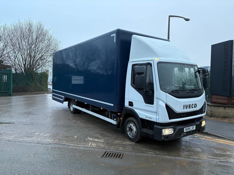 2018 Iveco euro cargo 75-160 euro6/ulez 7.5ton dropwell Luton van removal truck