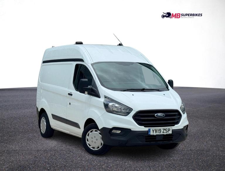 FORD TRANSIT CUSTOM 2.0 TDCI 2019 (19) L1 H2 HIGH ROOF PANEL VAN + 68,000 MILES 