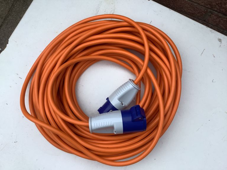 New 25M Caravan Motorhome Hook Up Extension Cable.