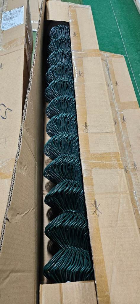 New Green Chain Link Fence Rolls
