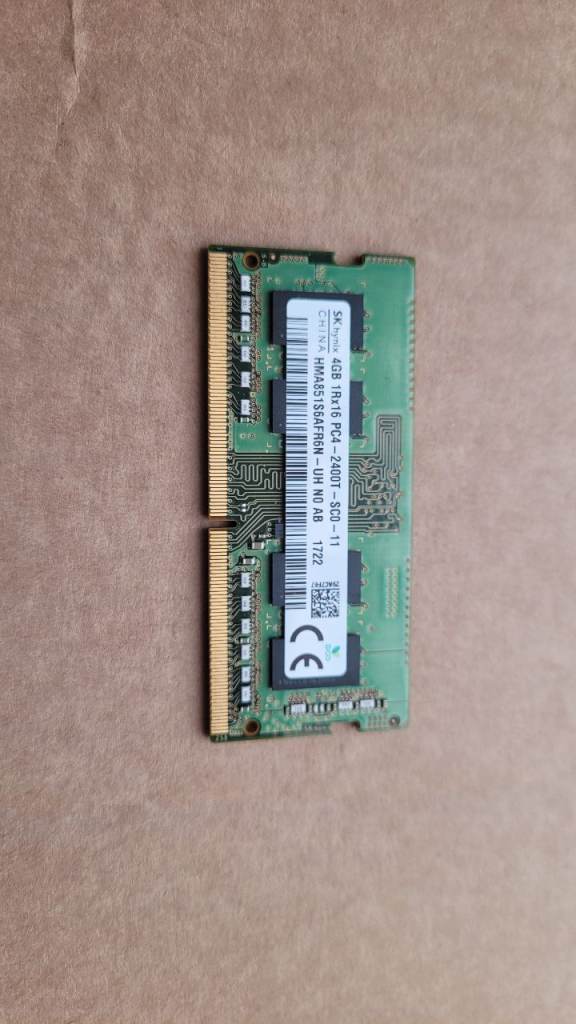 2x SK Hynix DDR4 Ram 4GB for laptop