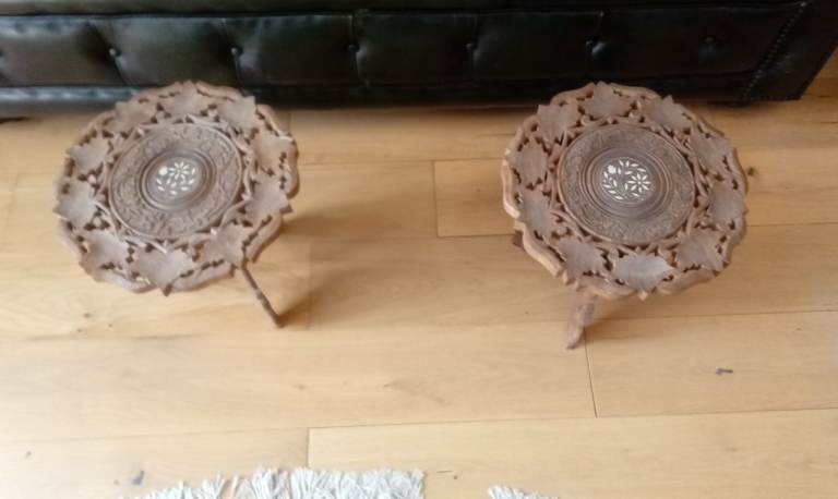 TWO LITTLE INDIAN TABLES