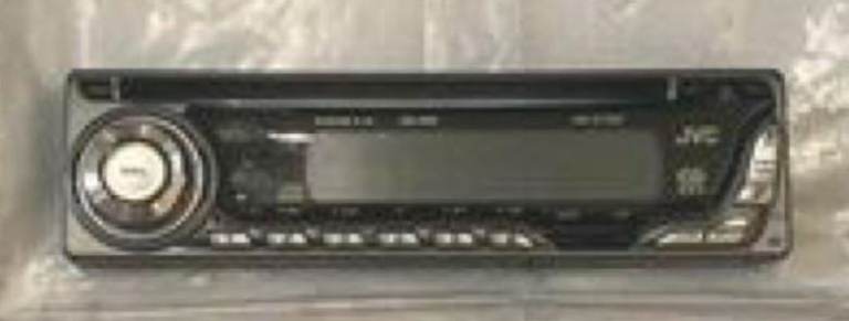 JVC car radio front panel
