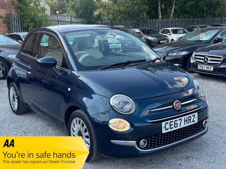 2017 Fiat 500 1.2 Lounge Euro 6 (s/s) 3dr HATCHBACK Petrol Manual