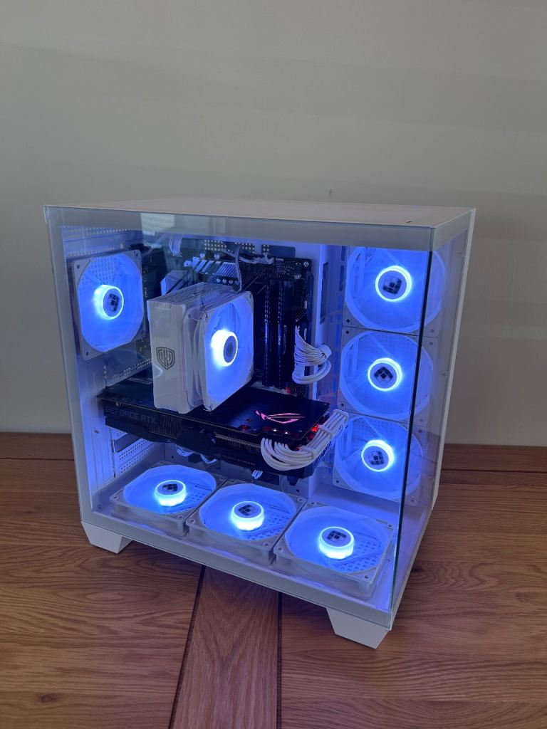  Premium White RGB Gaming PC – Ryzen 7 / RTX 2060 Super – Panoramic Build 🔥
